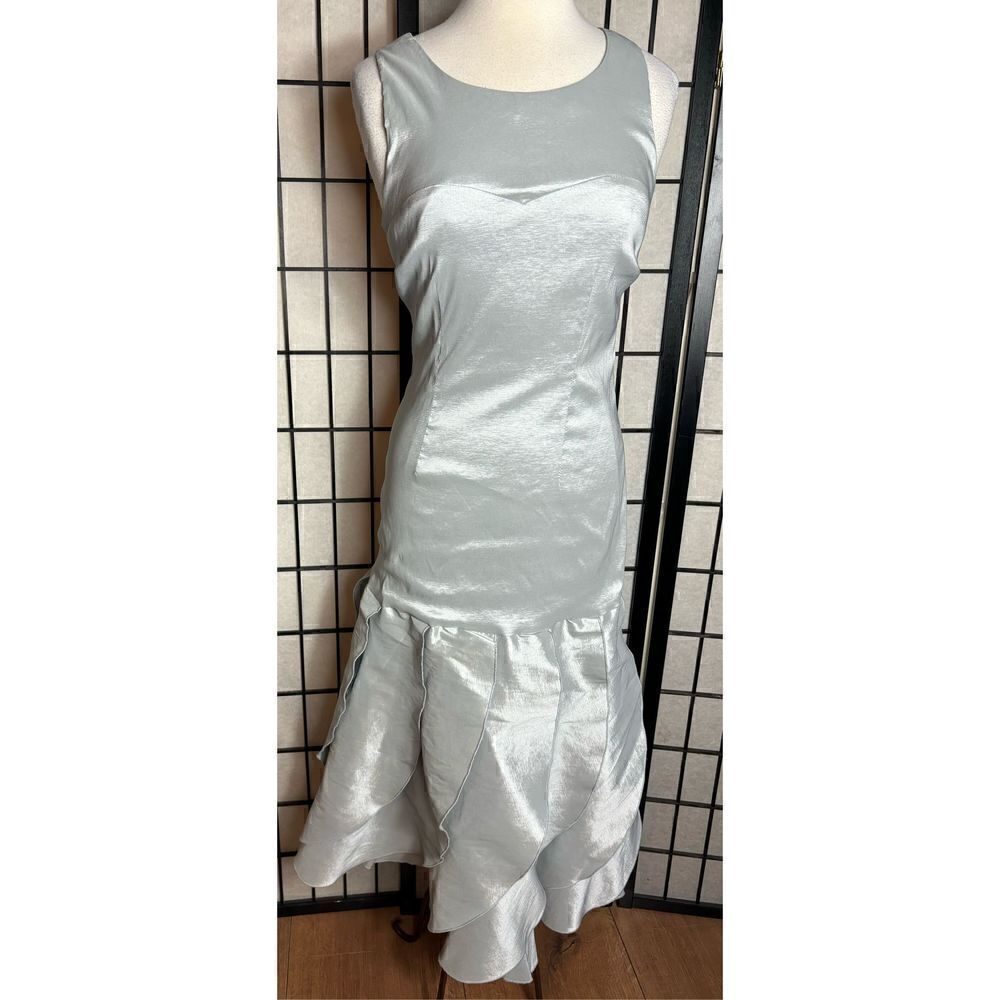 Giovanna Silver Sleeveless Bodycon Party Dress